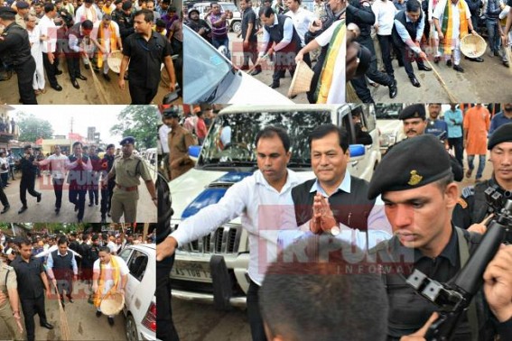 'Sab-Ka-Sath/ Sab-Ka-Bikas : Nobody is VIP, all are Equal in Modi Era', says Assam CM, left Tripura 'Sab-Ka-Sath/ Sab-Ka-Bikas : Nobody is VIP, all are Equal in Modi Era', says Assam CM, left Tripura